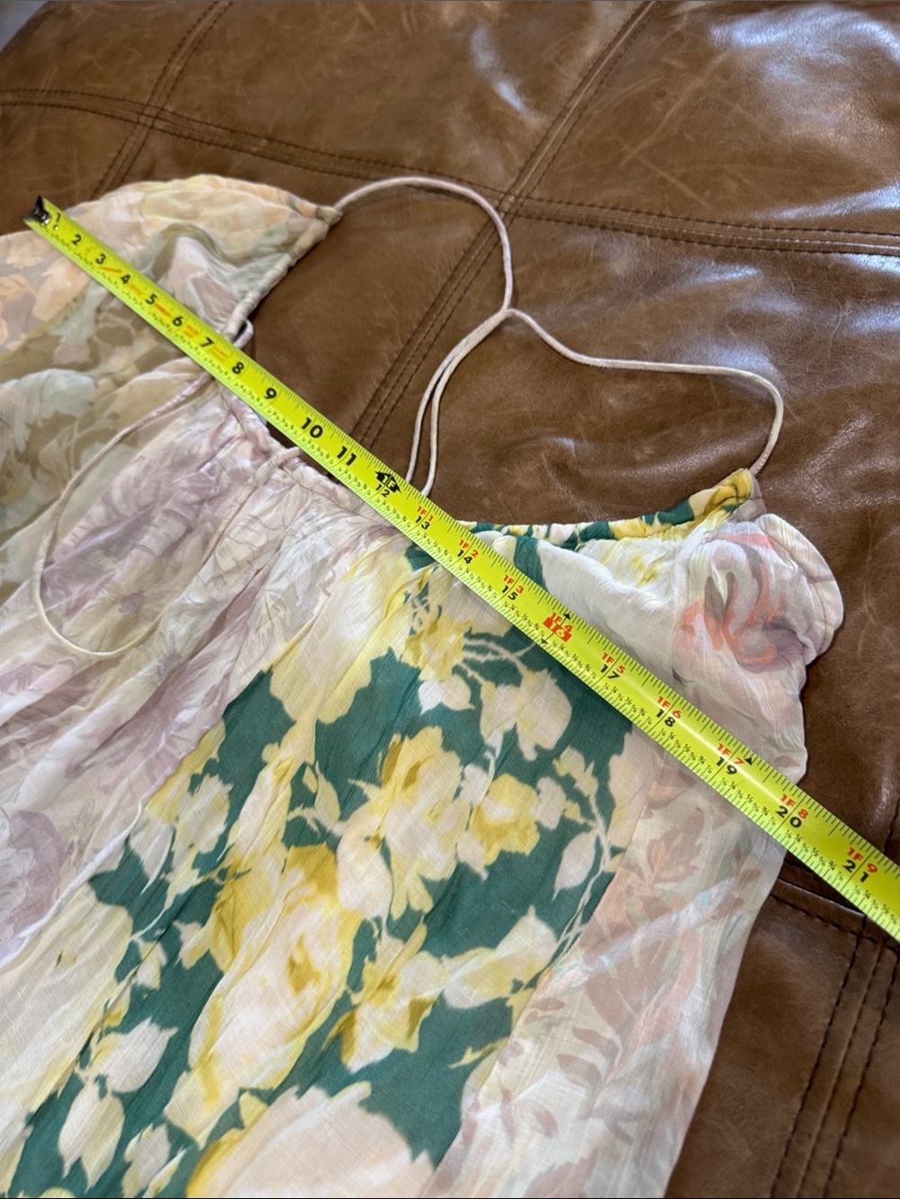 Zara ZW Floral Patchwork Maxi Dress - Small - NWT - Picture 12 of 14
